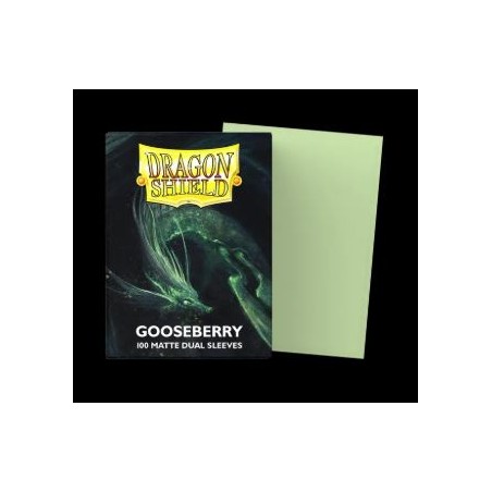 Dragon Shield - 100 Bustine Standard - Gooseberry Matte Dual Sleeves